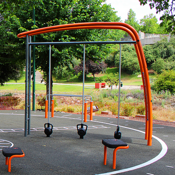 Circuito de Equipamiento Deportivo en Parque Estero Las Hualtatas de Urbanplay