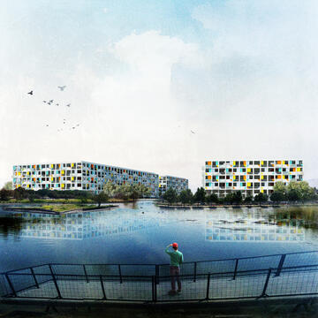 CC+RR gana concurso de proyecto residencial de integración social en la Ciudad Parque Bicentenario en Chile