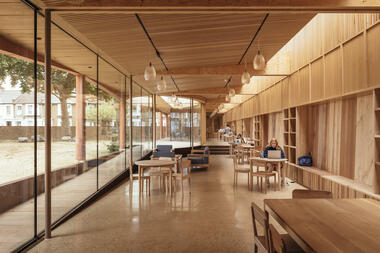 Lea Bridge Library Pavilion / Studio Weave