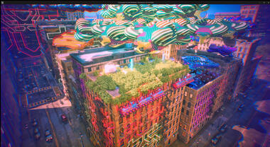 New Worlds, Artificial Intelligence and Ecology: A Story About Rooftops, Airships, Robots and Inflatables