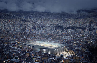 El nuevo Estadio Bolívar diseñado por L35 Architects inicia su construcción en La Paz, Bolivia