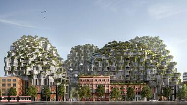 Se revelan nuevas imágenes del condominio King Street West de BIG en Toronto