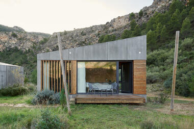 Área de Módulos Habitacionais no Hotel-Spa de Ariño / David Martínez | Tangram Arquitectura + Diseño