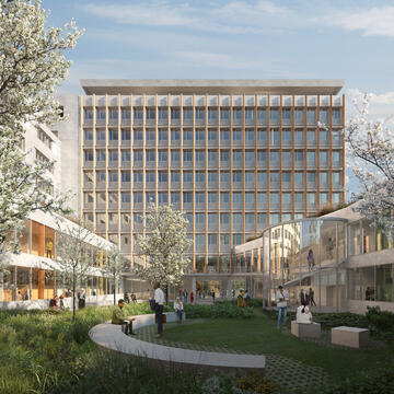 Snøhetta Designs New French Asylum Courts That Inspire Safety in Montreuil