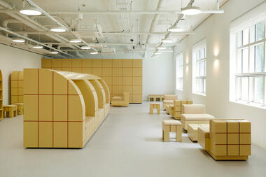 Salón del Museo Podo / maumstudio
