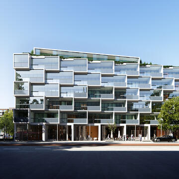 画廊 与城市噪音斗争，Solarlux 阳台系统  - 6