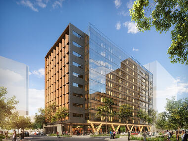 Bates Smart presenta sus planes para el edificio de madera más alto de Australia