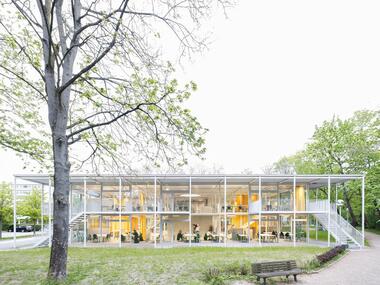 Pabellón de estudios TU Braunschweig / Gustav Düsing + Max Hacke