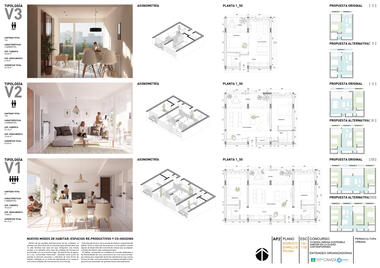 Galería de Ganadores del concurso Vivienda Urbana Sostenible en Mendoza: Alta densidad y eficiencia ambiental  - 5
