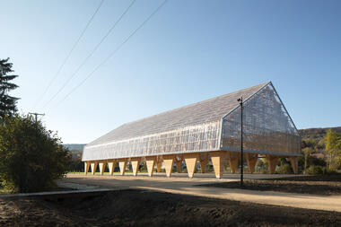 Pabellón de madera en Ancy-Dornot / Studiolada