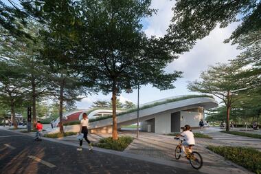 Public Toilet in Shenzhen Bay Haifeng Sports Square / CCDI GROUP 21 Design Studio