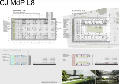 Galería de Primer Lugar Concurso Complejo Judicial de Mar del Plata   - 10