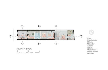 Gallery of How to Design a House on a Narrow Plot? Examples in Mérida, Mexico  - 10