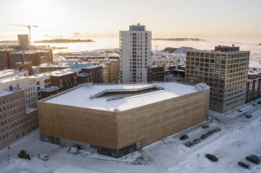 梯田停车场 Saukonlaituri  / ALA Architects