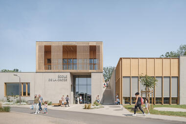 La Croze School / rue royale architectes