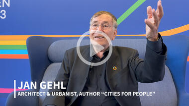 Cidades para pessoas: conversa com Jan Gehl no Congresso Mundial de Arquitetos da UIA 2023