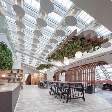 Acoustic Suspended Geometric Shapes - Horizon™ from Autex