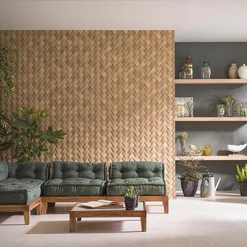 Revestimiento de paneles decorativos Fitwall® de Porcelanosa Grupo