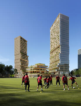 画廊 UNStudio 赢得‘杜塞尔多夫新综合开发项目’竞赛，城市‘新心脏’  - 3