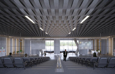 Gallery of Acoustic Ceilings - HeartFelt® Origami Ceiling System - 2