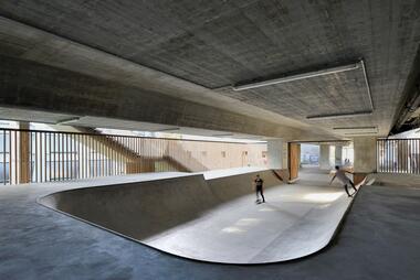 Skatepark Under Fabiani Bridge / Scapelab