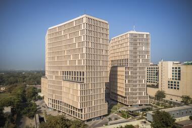 Mondeal Heights Office and Commercial Building / Blocher Blocher India Pvt. Ltd.