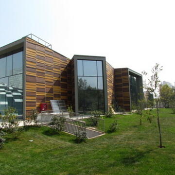 Revestimiento Cedral Madera en Proyecto Vida Parque de Etex Chile