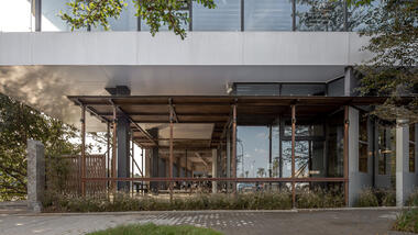 Wooden Pavilion by the River- FEI PATISSERIE / NEME Studio Architects
