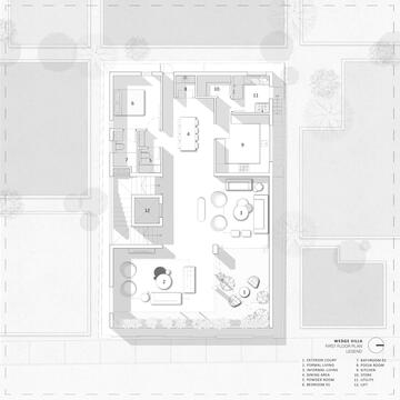 Gallery of Wedge Villa / Cadence  - 15