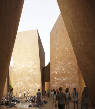 Foster + Partners diseña una aldea modelo para el pabellón de Arabia Saudita en la Expo 2025 de Osaka
