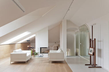 Wood and Carpet Apartment  / Bodà Architetti