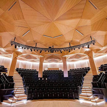 Custom-made Coverings in Auditorium from MODplus