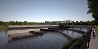Galería de Primer Premio de Arquitectura y Diseño Urbano Sustentables, parques Ambientales SEPA. Cuenca Matanza Riachuelo / Argentina  - 1