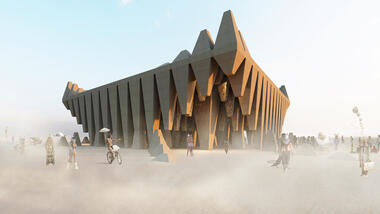 A Burning Man Temple Concept and a Pavilion for Expo 2025 Osaka: 8 Competition Proposals Submitted by the ArchDaily Community