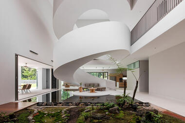 Casa la perla helicoidal / A3 Projects + Arch Cubic