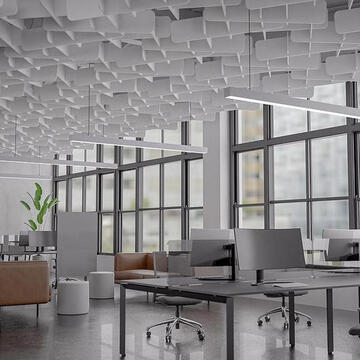 PET Felt Ceiling System - GRAFFLE from Material LOGIQ