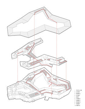Gallery of Zhejiang Lishui Guyanhuaxiang Art Center / line+ studio  - 42