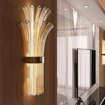 Murano Glass Wall Light in a New York Living Room from Piumati