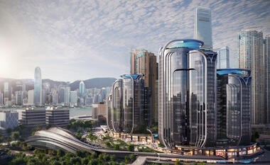 Zaha Hadid Architects' Landmark Development Reaches Roof Level in Hong Kong