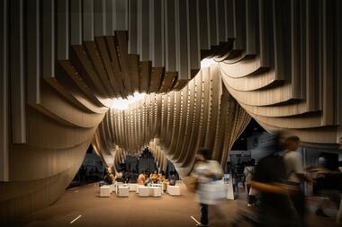 Aluminum Grotto and Public Ground Installation / HAS design and research