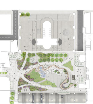 Gallery of Exchange Square Park / DSDHA  - 23