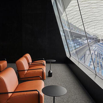 Seating Furniture in Allianz Stadium from Viccarbe
