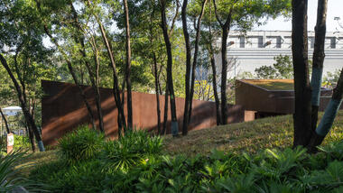 Gallery of Qiaochengbei Park Visitor Center / Atelier XI  - 12