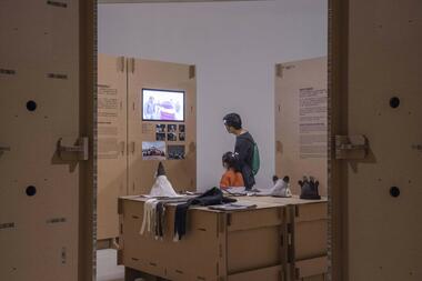 Gallery of Exhibition Space Formed by Corrugated Cardboards / LUO studio  - 26