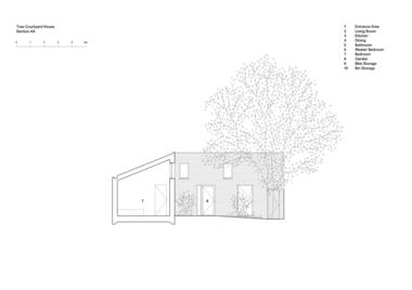 Gallery of Tree Courtyard House / ao-ft  - 14