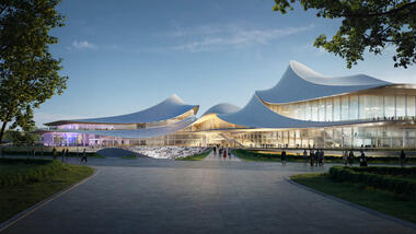 Zaha Hadid Architects Designs River Culture and Art Center in China