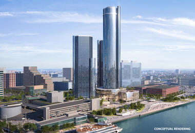 Detroit’s Renaissance Center to Be Reimagined as a Mixed-Use Waterfront Destination in United States