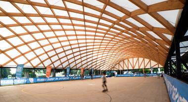 Cubierta pista de patinaje Temuco / Jaime Alarcón Fuentes