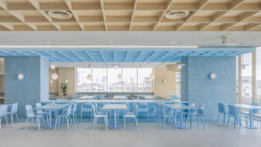 Refectory, Lounge, Library at King's College International School Bangkok / Onion