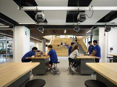 画廊 新中学与 STEAM 设计中心 / Flansburgh Architects  - 19